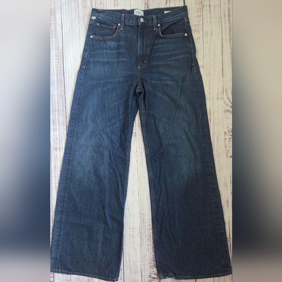 Citizens of Humanity Paloma Baggy High Rise Wide Leg Jeans Gamut Denim Size 28 - Picture 3 of 9